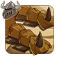 Gold Dinosaur Arm Guards