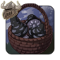 Sprightly Mushroom Basket