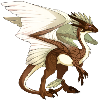 A wildclaw dragon in the female pose.