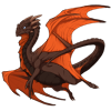 A male pose Nocturne with Ice Common eyes, Sable Basic primary, Fire Basic secondary, and Basic tertiary