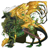 Freyr: an Eldritch/Gold/Obsidian Skydancer male