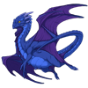 A male pose Nocturne with Light Uncommon eyes, Blue Basic primary, Royal Basic secondary, and Basic tertiary