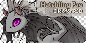 Hatchling Fae PSD template