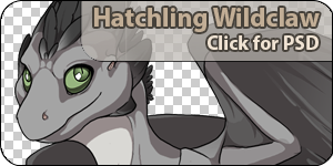 Hatchling Wildclaw PSD template