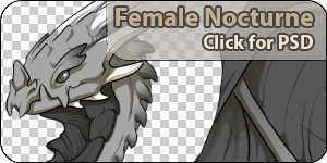 Female Nocturne PSD template