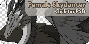 Female Skydancer PSD template