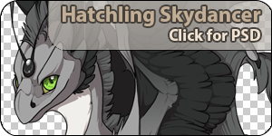 Hatchling Skydancer PSD template