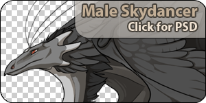 Male Skydancer PSD template