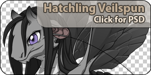 Hatchling Veilspun PSD template