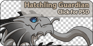 Hatchling Guardian PSD template