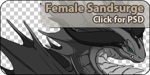 Female Sandsurge PSD template
