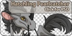 Hatchling Pearlcatcher PSD template