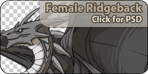 Female Ridgeback PSD template