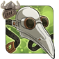 White Plague Doctor Mask