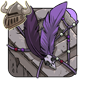 Purple Birdskull Wingpiece