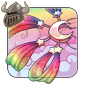 Rainbow Starsilk Wingdrapes