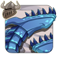 Azure Dinosaur Wing Guard