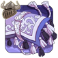 Lavender Carousel Saddle