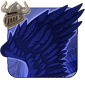 Sapphire Feathered Wings