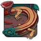 Green-throated Skink