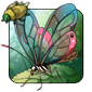 Petite Glasswing Butterfly
