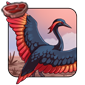 Redtail Crane