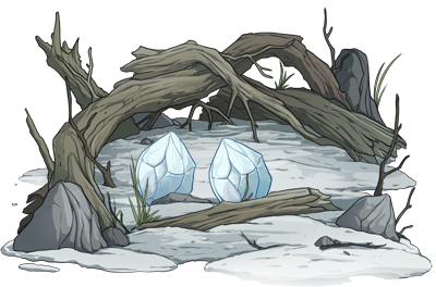 2 egg Ice nest