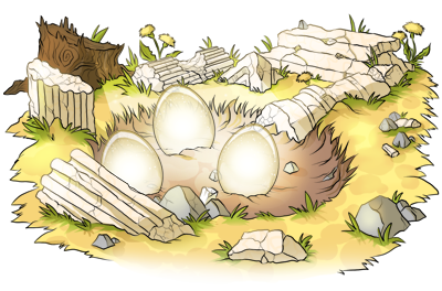 3 egg Light nest